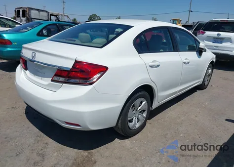 2015 Honda Civic Lx из США, поврежденный, VIN 19XFB2F54FE284431